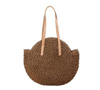 TMTGTS Borsa da spiaggia intrecciata, rotonda, borsa a tracolla Satchel, borsa a tracolla, borsa a tracolla per spiaggia, piscina, feste, viaggi, surf, 3#, m