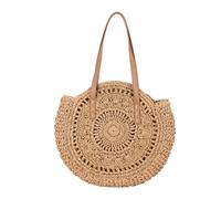 TMTGTS Borsa da spiaggia intrecciata, rotonda, borsa a tracolla Satchel, borsa a tracolla, borsa a tracolla per spiaggia, piscina, feste, viaggi, surf, 5#, m