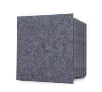 TMZELOA Feltrini adesivi per sedie 8 pezzi 16x20cm - Feltro spesso 4mm, feltrini mobili adesivi, feltro protezione parquet da tagliare - Antigraffio, insonorizzante, silenzioso