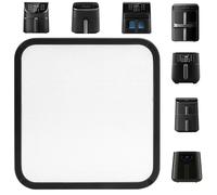 TMZELOA Paraspruzzi per Friggitrice ad Aria per Cosori 5,5-6,2 L & Philips Airfryer serie 3000/5000 (HD9270/90 & HD9285/90) Paraspruzzi per Cosori Griglia Antischizzi per Friggitrice Aria 22 x 21cm