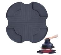TMZELOA Tappetino Silicone per Friggitrice ad Aria 26,5×26,5 cm - Compatibile con Ninja Crispi 4-in-1, Resistente al Calore, Antiscivolo, Lavabile, Accessorio da Cucina Senza BPA