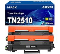 TN-2510 Toner di Cartuccia Compatibile per Brother TN2510 TN2510XL per HL-L2400DWE HL-L2445DW DCP-L2620DW DCP-L2627DW DCP-L2660DW DCP-L2665DW MFC-L2800DW MFC-L2827DW MFC-L2835DW MFC-L2860DW (2-Pack)