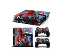 TN-PS4-7045 - Adesivo in vinile con motivo "Spider Man Venom" per console PS4 e 2 controller