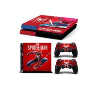 TN-PS4-7097 - Adesivo in vinile con motivo "Spider Man Venom" per console PS4 e 2 controller
