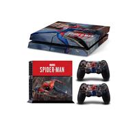 TN-PS4-7099 - Adesivo in vinile con motivo "Spider Man Venom" per console PS4 e 2 controller