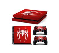 TN-PS4-7100 - Adesivo in vinile con motivo "Spider Man Venom" per console PS4 e 2 controller