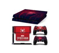 TN-PS4-7105 - Adesivo in vinile con motivo "Spider Man Venom" per console PS4 e 2 controller