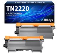 TN2220 Compatibili Cartucce di Toner Sostituzione per Brother TN2220 TN2010 | Compatibile per MFC-7360N MFC-7460DN DCP-7055 DCP-7055W DCP-7065DN HL-2240 HL-2130 HL-2132 HL-2135W HL-2250DN 2-Pack