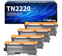 TN2220 Toner Sostituzione Compatibile per Brother TN 2220 TN2010 | Compatibile per MFC-7360N MFC-7460DN DCP-7055 DCP-7055W DCP-7065DN HL-2240 HL-2130 HL-2132 HL-2135W HL-2250DN (4-Pack)