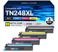 TN248XL MFC-L3760CDW TN 248 Toner compatibile con Brother MFC-L3760CDW MFC-L3740CDW per Brother TN248 XL TN-248 XL TN-248 DCP-L3560CDW DCP-L3520CDW HL-L3240CDW HL-L3220CWE (confezione da 4)