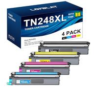 TN248XL TN248 compatibile con Brother MFC-L3760CDW per Brother MFC-L3740CDW Toner MFC-L3740CDWE DCP-L3520CDW DCP-L3560CDW HL-L3220CWE (4 pezzi)
