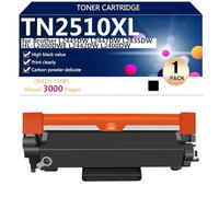 TN2510XL Cartucce Toner Compatibili per Brother L2445DW L2447DW L2835DW HL-L2400DWE L2442DW L2400DW Stampanti, Stampa Nitida, alta Capacità 3000 Pagine,Black-1 pack