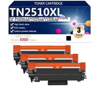 TN2510XL Cartucce Toner Compatibili per Brother L2445DW L2447DW L2835DW HL-L2400DWE L2442DW L2400DW Stampanti, Stampa Nitida, alta Capacità 3000 Pagine,Black-3 pack