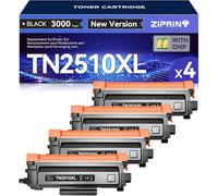 TN2510XL Confezione risparmio da 4 compatibile con Brother MFC-L2800DW