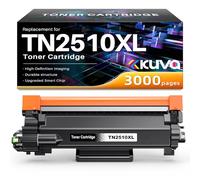 TN2510XL TN2510 Toner compatibile per Brother TN-2510 XL per HL-L2400DW HL-L2400DWE MFC-L2800DW DCP-L2620DW MFC-L2860DWE DCP-L2627DW (con chip 1 nero)