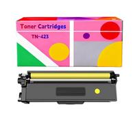 TN423 TN-423 TN421 Cartuccia toner compatibile con Brother MFC-L8690CDW HL-L8260CDW DCP-L8410CDW HL-L8360CDW MFC-L8900CDW TN423C TN423Y TN423M(Yellow,Standard Yield)