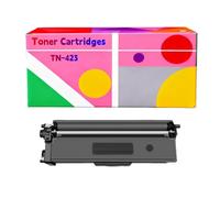 TN423 TN-423 TN421 Cartuccia toner compatibile con Brother MFC-L8690CDW HL-L8260CDW DCP-L8410CDW HL-L8360CDW MFC-L8900CDW TN423C TN423Y TN423M(Black,Standard Yield)