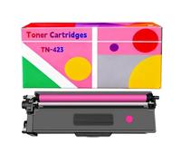 TN423 TN-423 TN421 Cartuccia toner compatibile con Brother MFC-L8690CDW HL-L8260CDW DCP-L8410CDW HL-L8360CDW MFC-L8900CDW TN423C TN423Y TN423M(Magenta,Standard Yield)