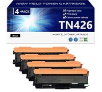 TN426 Cartuccia Toner Compatibile per Brother HL-L8260CDW HL-L8360CDW DCP-L8410CDW MFC-L8690CDW MFC-L8900CDW Stampanti, Elevata Capacità 6500 Pagine, Stampa Nitida,Black-4 pack