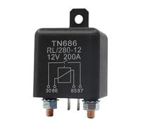 TN686 12V 200A Heavy Duty Automotive Relay - High Current 4-Pin Power Relay for Winch, Inverter, Starter, and DC Motor Control(12V)