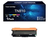 TN810 TN810XL Cartucce di Toner di Ricambio Compatibili per Brother HL-EX470W HL-L9410CDN HL-L9430CDN HL-L9470CDN MFCEX670W MFC-L9610CDN MFC-L9630CDN MFC9670CDN Stampanti,BK-1 Pack
