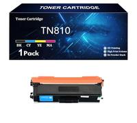 TN810 TN810XL Cartucce di Toner di Ricambio Compatibili per Brother HL-EX470W HL-L9410CDN HL-L9430CDN HL-L9470CDN MFCEX670W MFC-L9610CDN MFC-L9630CDN MFC9670CDN Stampanti,C-1 Pack