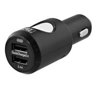 Caricabatteria Da Accendisigari 2 Usb Con Sos E Localizzatore Tnb