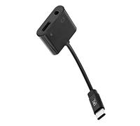 T'nB Adattatore da USB-C a jack 3,5 mm femmina + USB-C femmina