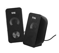 T'nB - Altoparlanti per PC, 2 x 3 Watt RMS, compatibile con PC e Mac - Nero