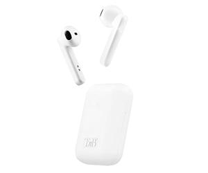 T'nB Auricolari Bluetooth 5.0, TWS Wireless Semi Auricolari con Microfono Integrato, Autonomia Fino a 19 Ore di Ascolto, Controllo Tocco Musica E Chiamate, Shiny - Bianco