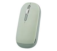 T'nB - Mouse Color Dual Connect, 2 in 1, Bluetooth e dongle wireless USB-A, elegante e ultra sottile, connessione plug & play, comodo cinturino da polso, standby automatico - verde