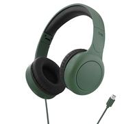 T'NB - Cuffie audio cablate USB-C Tonality Link, archetto regolabile e pad imbottiti, microfono integrato e controlli su cavo, riproduzione sonora chiara, pieghevole, compatibile con USB-C - verde