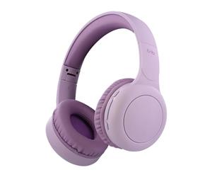 T'nB - Cuffie On-Ear Bluetooth Senza Fili, Confortevole On-ear, Cuscinetti in Schiuma, Microfono Incorporato, Archetto Regolabile, Durata della Batteria di 24 Ore, Leggero e Pieghevole - Viola