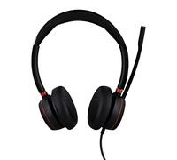 T'nB - Cuffie professionali cablate ottimizzate per Teams USB-A e USB-C ACTIV400S, Dual ENC Anti Rumore, Microfono Intelligente, Busy Lights, Telecomando Retroilluminato, Nero