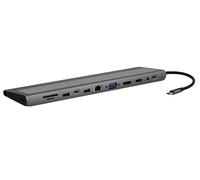 Hub USB Tipo C T'nB DSMST12V2 12 Porte 5000 Mbit/s 4K 60Hz Alluminio