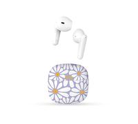 T'nB - Cuffie Bluetooth, Auricolari Bluetooth Collezione Esclusiva, Durata di 15 Ore, Design Tendenza, Controllo Touch per Gestire Il Volume - Modello Flower