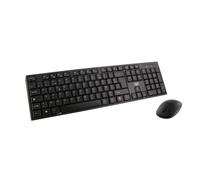 T'nB KBSCBK2 Tastiera FR Mouse senza fili + USB AZERTY Qwerty Nero - Nouvo