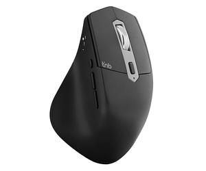 T'nB Mento Mouse 3 Modalità Bluetooth USB A e USB-C Ricaricabile Alta Durata Batteria Alta Precisione 2400 DPI Impugnatura Molto Confortevole Sensazione Naturale 7 Tasti - Nero