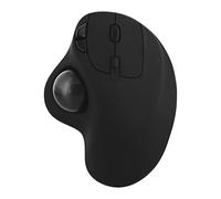 T'nB - Mouse TRACKBALL Ricaricabile Senza Fili Bluetooth con 6 Comandi, Design Ergonomico, Preciso e Fluido - Nero