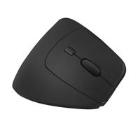T'nB - Mouse Verticale Wireless Ricaricabile, Ultra Leggero, Doppia Connessione USB-A 2.4GHz & Bluetooth, 6 Pulsanti, Regolazione DPI - Nero