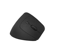 T'nB - Mouse Verticale Wireless Ricaricabile, Ultra Leggero, Doppia Connessione USB-A 2.4GHz & Bluetooth, 6 Pulsanti, Regolazione DPI - Nero