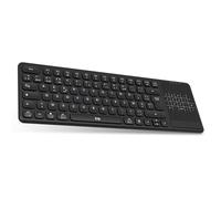 T'nB - Tastiera wireless ricaricabile, touchpad integrato, design ultrasottile, tasti multifunzionali, 13 scorciatoie - Nero