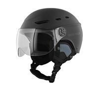 T'nB - Visor, Casco di protezione per bicicletta e monopattino elettrico, per uomo e donna, visiera trasparente, regolazione rotella, tappi auricolari staccabili