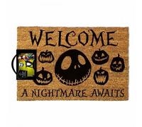 Pyramid Doormat The Nightmare Before Christmas Welcome Marrone