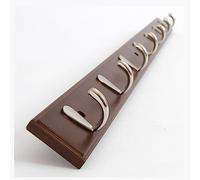 TNBCCXN Ganci per il bagno Appendiabiti da parete, 4/5/6/7/8 ganci for appendere cappotti, asta appendiabiti in metallo(Brown,86.8 * 6cm/34.2 * 2.4in)