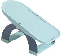 TNBCCXN Scarpiera Portascarpe a due livelli, salvaspazio, regolabile, for casa(Blue Color)