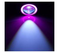 tnbru Auto COB DRL Led 12V Fari Angel Eyes Fendinebbia Fari Impermeabili Fari Diurni Luce Diurna Indicatore Direzione Bagagliaio Anteriore Fendinebbia(Pink-Angel Eye,2 pieces)