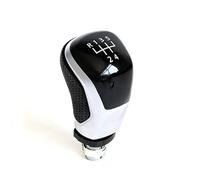 tnbru Leva Del Cambio Dell'auto Per Per A4 B6 B7 B8 Per VW Per Golf Per Polo 12mm 5 6 Velocità Leva Del Pomello Cambio Per Auto(Silver 5 Speed B)