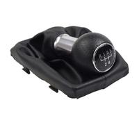 tnbru Leva Del Cambio Dell'auto Per Per A4 B6 B7 Manuale 5 6 Velocità Car Gear Shift Stick Palla A Mano Leva Del Cambio Pomello Ghetta In Pelle Nera Boot(R-5 Speed)