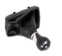 tnbru Leva Del Cambio Dell'auto Per Per A4 S4 B8 8K 8T 8R Per S-Line Manuale Auto 6 Speed Gear Stick Pomello Cambio Copertura Della Maniglia Leva Pelle(R6 Speed-Black)